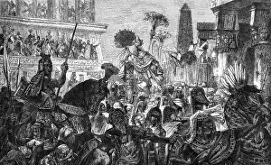 Nebuchadrezzar: ancient world, Babylon, triumph of King Nebuchadrezzar