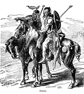 Celts: ancient world, celts, two gaulic warriors on