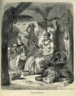 Familiy: ancient world, Germanic Peoples, Germanic motherliness