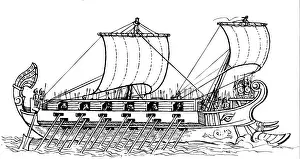 Trireme: ancient world, Greece, warship, trireme, 6th