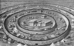 Rotunde: ancient world, Migration period, Eurasian Avars