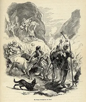 Visigoth: ancient world, Migration Period, The Goths crossing