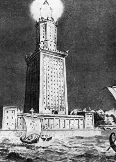 Pharos: ancient world, wonder of the world, Lighthouse