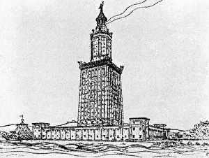 Pharos: ancient world, wonder of the world, Lighthouse