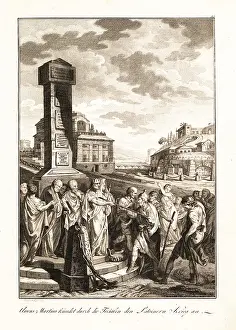 Heathen: Ancus Marcius sending priests to declare war against