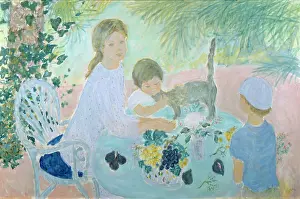 Seguin: Andantino ' three children and a cat