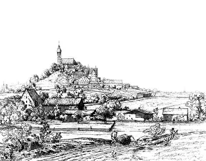 Andechs: Andechs village, Germany