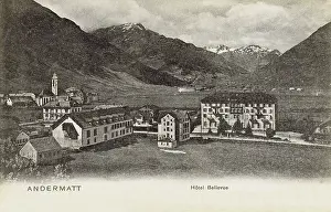 Andermatt: Andermatt - Hotel Bellevue - Switzerland