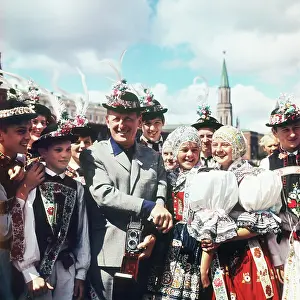 Bourvil: Andre Bourvil on visit to Moscow, 1967