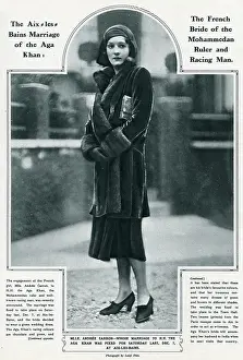 Carron: Andree Carron, Begum Aga Khan