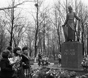 Unveiling: Andrei Rublev statue unveiled