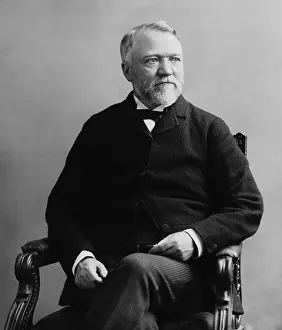 Capitalists: Andrew Carnegie, ca. 1875-1880, in a Brady
