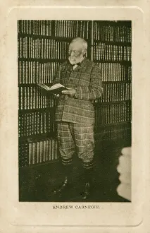 Spines: Andrew Carnegie reading
