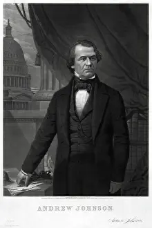 Sartain: Andrew Johnson - President