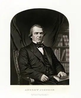 Sartain: Andrew Johnson - President