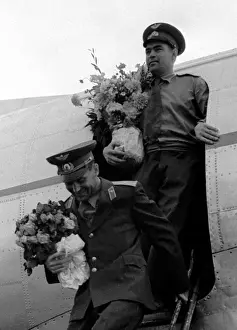 Andrian: Andrian Nikolayev and German Titov after end of