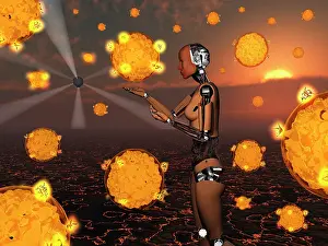Cybernetic: An android learns to use the power of the atom