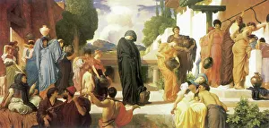 Drapery: Andromache Mourns, by Leighton