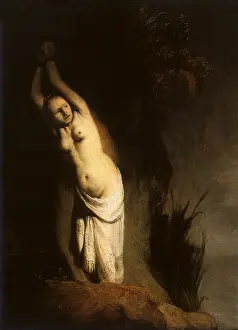 Andromeda: Andromeda Chained to the Rock, by Rembrandt