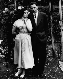 Compositions: Andrzej Panufnik, Polish composer, and wife Scarlett, London