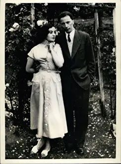 Compositions: Andrzej Panufnik, Polish composer, and wife Scarlett, London