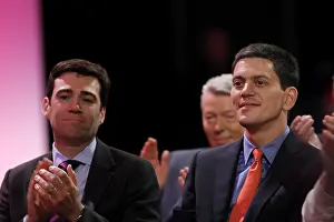 Miliband: Andy Burnham & David Miliband Andy Burnham & David Miliband