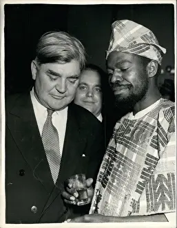 Bevan: Aneurin Bevan, Labour MP, at Cripps wedding