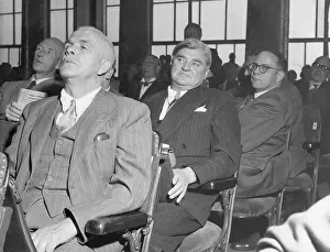 Bevan: Aneurin Bevan, sitting in an audience