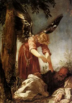 Elijah: An Angel Awakens the Prophet Elijah