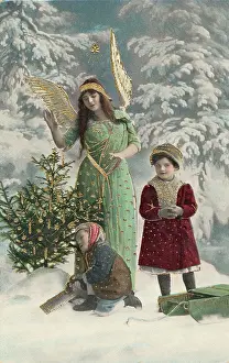 Accompanies: Angel, Children, Tree