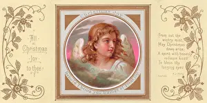 Behold: Angel on a Christmas card