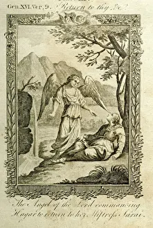 1780s: Angel commanding Hagar to return to Sarah