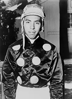 Raced: Angel Cordero dressed in racing silks in ?