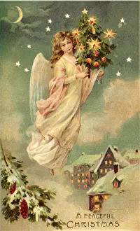 Inspirational: Angel Floating in Air
