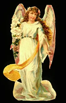 Lilies: Angel holding lilies