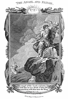 Messenger: Angel of the Lord appearing to Elijah on the mountain