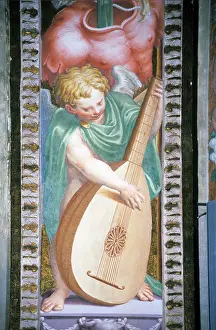 Lutes: Angel with lute