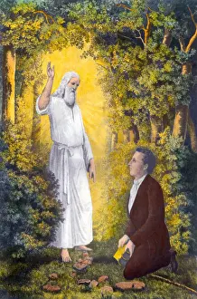 Possess: The angel Moroni delivering the plates of ?