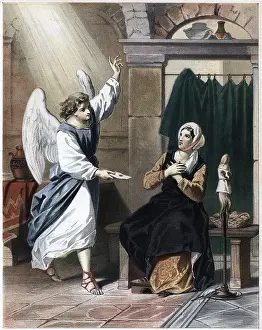 Bunyan: Angel named Secret bringing a letter from the