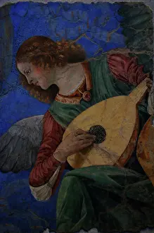 Lute: Angel playing a lute, Melozzo da Forli