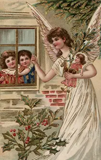 Peeking: Angel with Presents