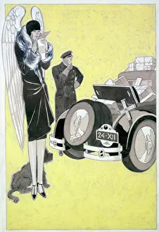 Chauffeurs: ANGEL SHOPS WITH CAR