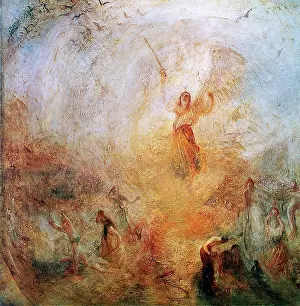 1846: The Angel Standing in the Sun circa 1846. Joseph
