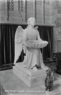 Gwynedd: The Angel Statue at St. John's
