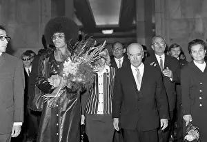Petrovsky: Angela Davis and Ivan Petrovsky, 1972