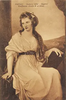 Uffizi: Angelika Kauffmann self-portrait