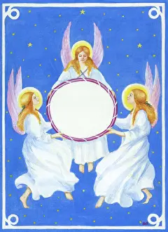 Ashe: Angels ' three angels with pink wings