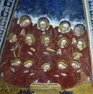 Bonifacio: Angels; fresco by the Circle