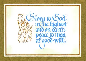 Lynes: Angels singing Glory to God in the Highest?