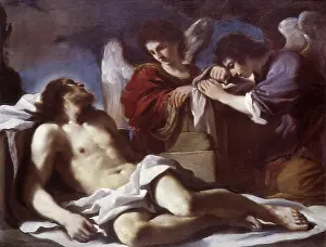 Guercino: Angels Weeping over the Dead Christ